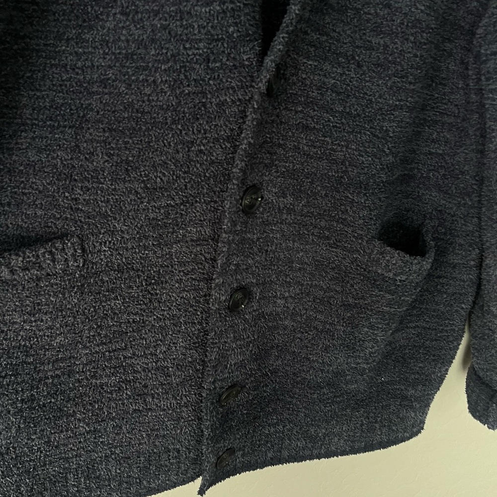 Barefoot dreams Shawl Collar Cardigan sweater Pacific blue - Picture 9 of 13